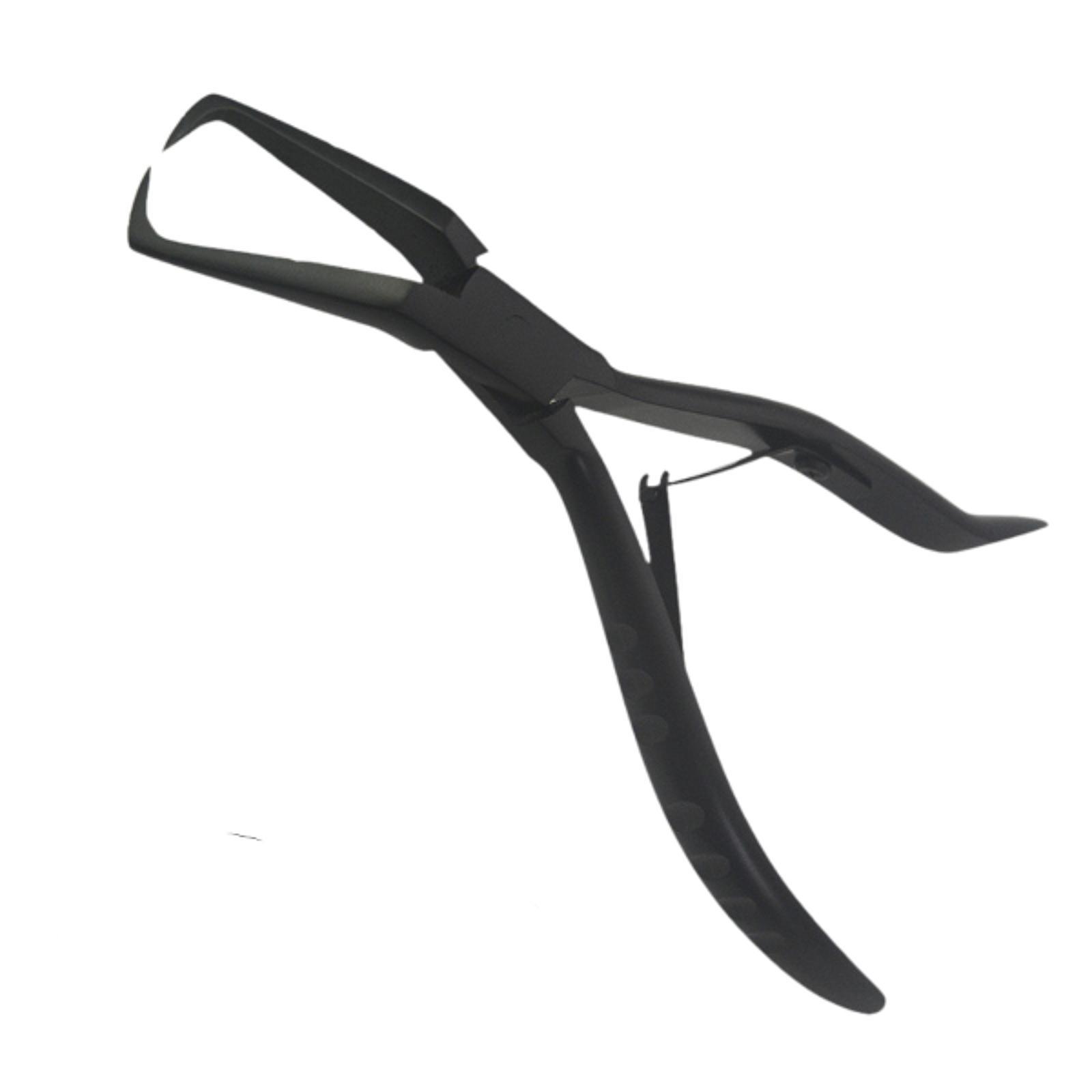 Ioensy - Alicates Para Quitar Extensiones De Cabello, Color Negro, Para Peluquerías Y Salones De Belleza.