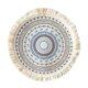thumbnail image 4 of Mantel Individual Redondo 33cm Tejido Hecho A Mano Borla Boho Tejido Para Mesa Cocina Decoración Estilo D, 4 of 5