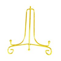 Bothyi - Soporte De Exhibición Soporte De Placa Durable Mesa Libro Decoración Soporte De Exhibición Metal 3 Pulgadas Aureate