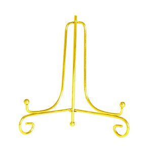 Bothyi - Soporte De Exhibición Soporte De Placa Durable Mesa Libro Decoración Soporte De Exhibición Metal 3 Pulgadas Aureate