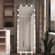 thumbnail image 1 of Hollywood Full Length Mirror with Lights Full Body Vanity Mirror with 3 Color Modes Lighted Standing Floor Mirror for Dressing Room Bedroom Wall Mounted Touch Control Silver 63"x24", 1 of 3
