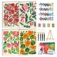 thumbnail image 1 of Kit de pintura por números GEEHEIY floral con caballete de madera 20 x 30 cm, 1 of 7