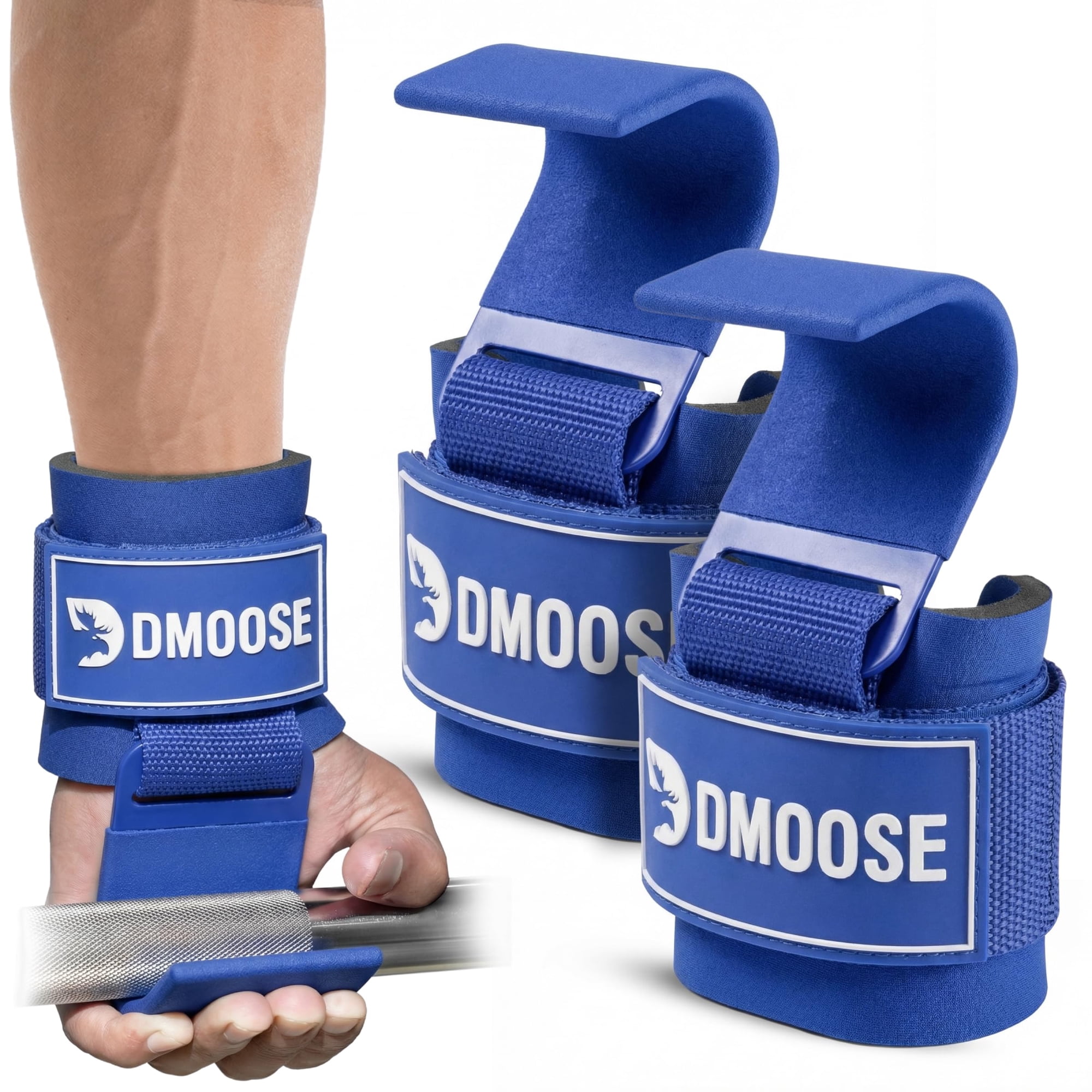 Ganchos De Levantamiento De Pesas Dmoose Fitness Para Peso Muerto Y Más