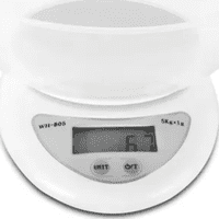 Genérico - Balanza Cocina Digital Con Bowl 5Kg Color Blanco