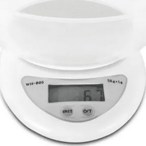 Genérico - Balanza Cocina Digital Con Bowl 5Kg Color Blanco