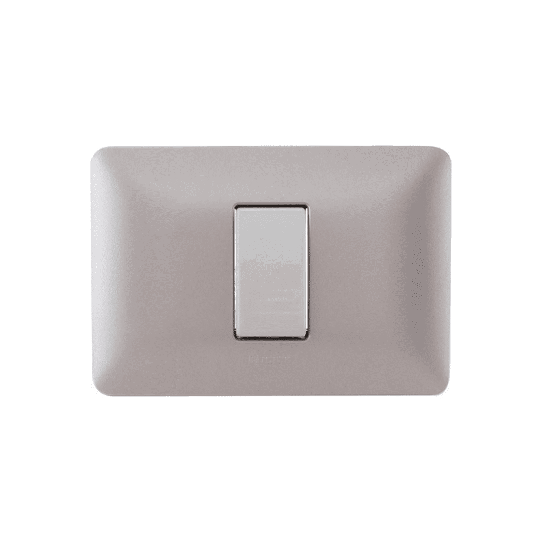 Bticino - Interruptor 9/12 Matix Arm. Placa Titanio Sam5001btf