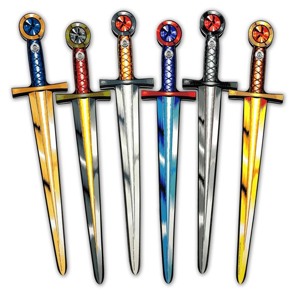 Juego de espadas de juguete Liontouch, paquete de 6 unidades, espuma, 50 cm