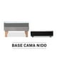 thumbnail image 3 of Base Cama Nido 1 Plaza 190 Cm + Colchon Zen Pro Tela Negro, 3 of 5