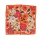 thumbnail image 2 of Pañuelo tipo seda 70 x 70 estampado floral naranja Talla Única, 2 of 5