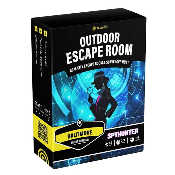 Sala de Escape Escapely Baltimore 1‑6 jugadores 2‑3 h