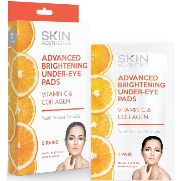 Parche para Ojos con Vitamina C y Colágeno Skin Aesthetics - 5 Pares
