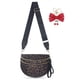 thumbnail image 1 of Bandolera Weighnixis, espaciosa, de nailon, color marrón leopardo, 1 of 8