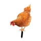 thumbnail image 2 of Estaca De Estatua De Animal De Pollo Realista Para Patio, Piscina, Porche Delantero, 27 Cm X 16,3 Cm, 2 of 5