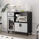 thumbnail image 5 of Aparador Buffet De Cocina Comedor Multifuncional Con Puerta Negro, 5 of 5