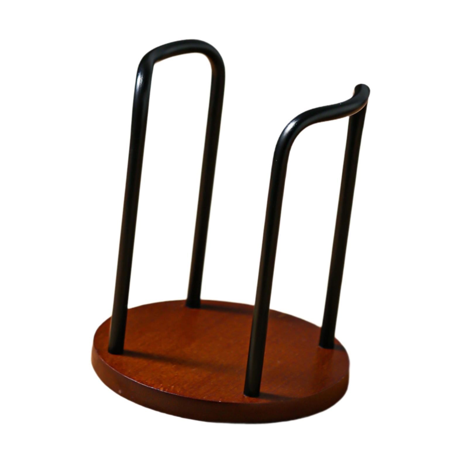 Magideal - Portavasos, Soporte Para Vasos De Papel, Estante Para Almacenamiento De Vasos, Dispensador De Vasos De Papel, Para Baño De Hotel, Bar, Cafetería En Ca Negro Individual