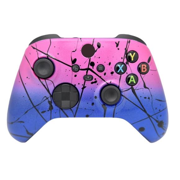 Controlador ProControllers X/S inalámbrico rosa y azul