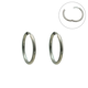 thumbnail image 1 of Argollas finas lisas aura 16mm Titanio ASTM F136, 1 of 3
