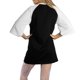 thumbnail image 4 of Jess de Meiko Vestido de Mujer Mangas Raglán Contraste 3/4 Estrellas Sobredimensionado Vestido Camiseta M Negro, 4 of 9