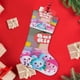 thumbnail image 4 of Baby Riki Tema: Calcetines de Navidad, fino lino blanco para colgar en escaleras y chimenea, decoración navideña para el hogar, regalo de Navidad.54cm×38cm, 4 of 5