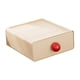 thumbnail image 1 of Caja De Almacenamiento De Mesa Blanco, 1 of 3