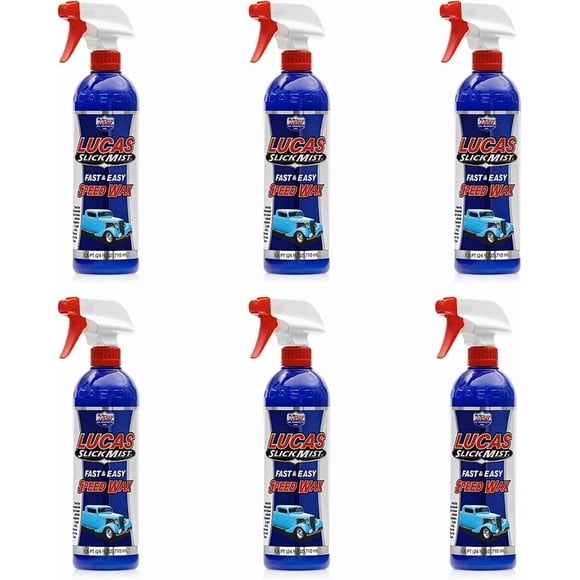 Speed Wax Lucas Oil 10160 Slick Mist, 710 ml (paquete de 6)