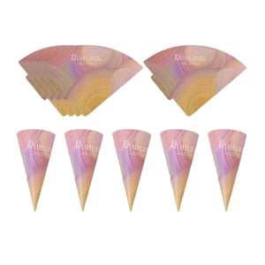 Bothyi - Caja De Regalo De Cono De Pétalo De Confeti De Boda De 10 Piezas Para Ramo Pequeño Estilo De Niña De Flores Diy B