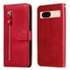 thumbnail image 1 of Funda con Cremallera para Google Pixel 8A, Carcasa Cartera de Cuero PU con Soporte y Tarjetero, 1 of 6