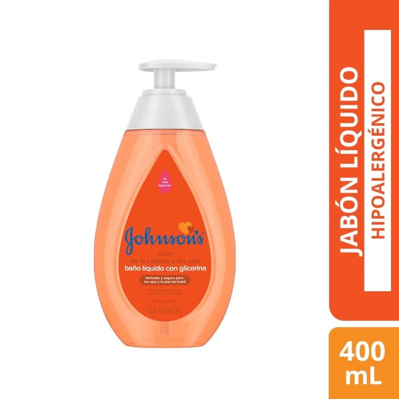 Johnson'S Baby - Jabón Líquido De La Cabeza A Los Pies