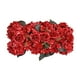 thumbnail image 2 of Panel De Pared De Flores Artificiales, Decoración De Paneles De Flores De Rosas Rojas De Seda Para Boda, 52cm X 28cm, 2 of 5