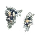 thumbnail image 3 of 2 Piezas Arco De Boda Flores Moderno Hecho A Mano Hojas Verdes Guirnalda De Flores Azul Marino, 3 of 3