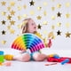 thumbnail image 4 of Banner decorativo con forma de guirnalda con forma de estrella, patelai, 40 m, papel con purpurina, dorado, 4 of 6