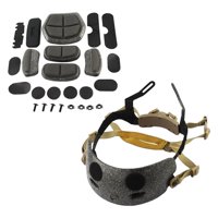 Magideal - Kit De Forro De Casco Ajustable, Sistema Colgante Interior Para Casco Rápido, Almohadilla Protectora De Espuma Interna, Bloqueo De Cabeza, Correa Para Arena