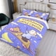 thumbnail image 3 of Harold y el Lápiz Morado Conjunto de sábanas temático, trío de piezas, cómodo y amigable con la piel, diseño único, regalo de decoración para el hogar para familiares, amigos y fans,173cm *218cm, 3 of 6