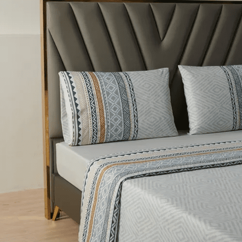 Genérico - Juego Sabanas Casatua Estampadas Etnico 2 Plazas