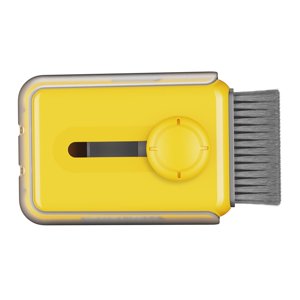 Magideal - Limpiador De Pantalla Multiusos Para Esquinas, Limpiador De Pantalla De Ordenador Portátil, Cepillo De Limpieza De Teclado Portátil, Herramienta Para Amarillo