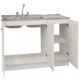 thumbnail image 2 of Kit Lavaplatos 120cm Derecho Blanco, 2 of 2