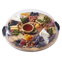 Tabla De Cortar Farberware Build-A-Board Con 5 Compartimentos De Bambú