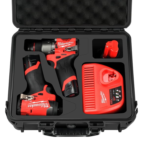 Funda para taladro y destornillador de impacto Milwaukee M12, resistente al agua