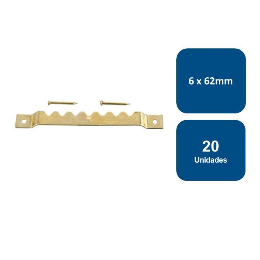 Anclajes - Soporte Para Colgar 6x62mm 20un.