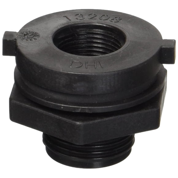 Soporte de tanque Greenleaf TF34P-E Poly 0.75 pulgadas negro