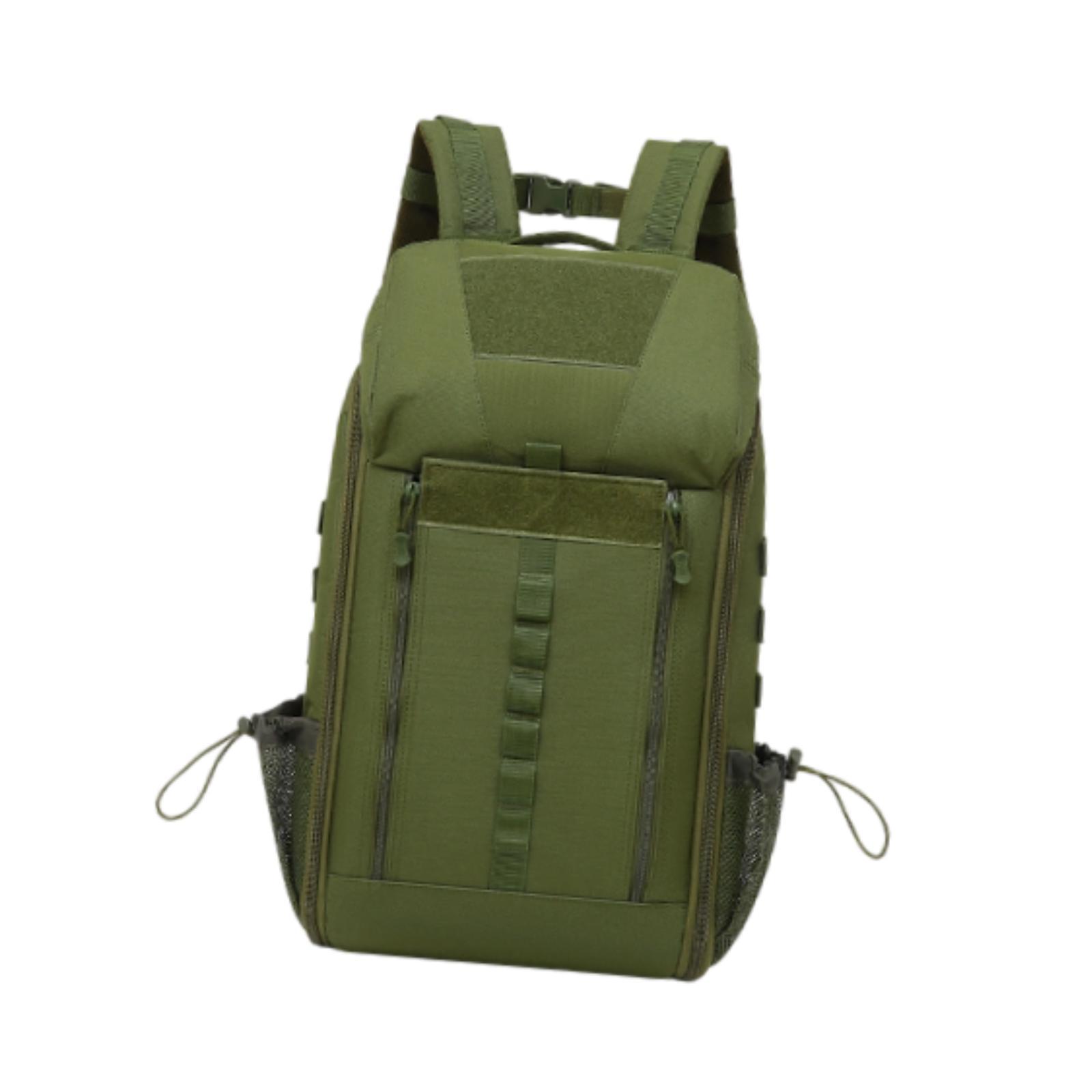 Magideal - Bolsa Paramédica, Mochila Médica, Bolsa Vacía, Mochila De Primeros Auxilios Para Traumatismos Para Trekking, Camping, Actividades Al Aire Libre, Depor Verde