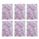 thumbnail image 3 of 6 Piezas De Paneles De Pared De Flores Artificiales Decoración De Lugar De Boda Rosa Blanco, 3 of 3