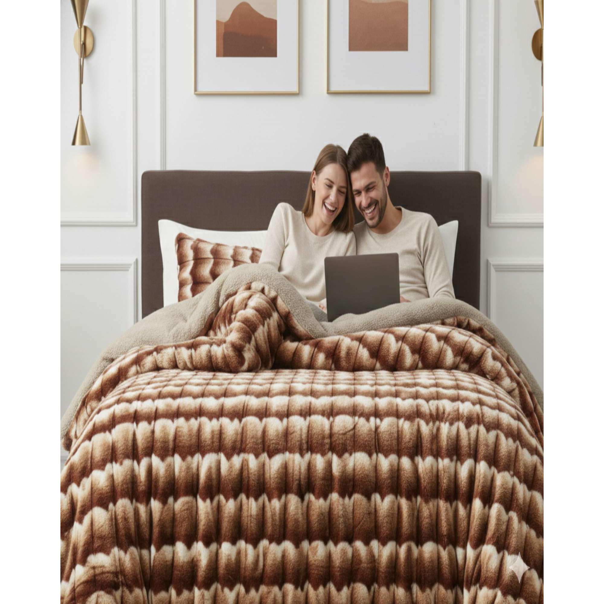 Mylhogar - Cobertor Chiporro 2 Plazas Invierno Soft Touch Premium