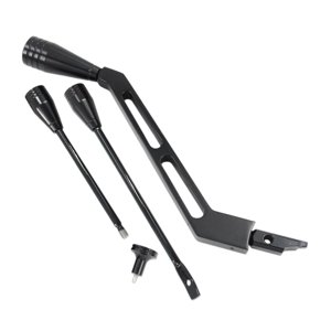 Ioensy - Palanca De Cambios De Columna De Repuesto Directa, Palanca Profesional, Botas De Seguridad, Kit De Inclinación, Negro