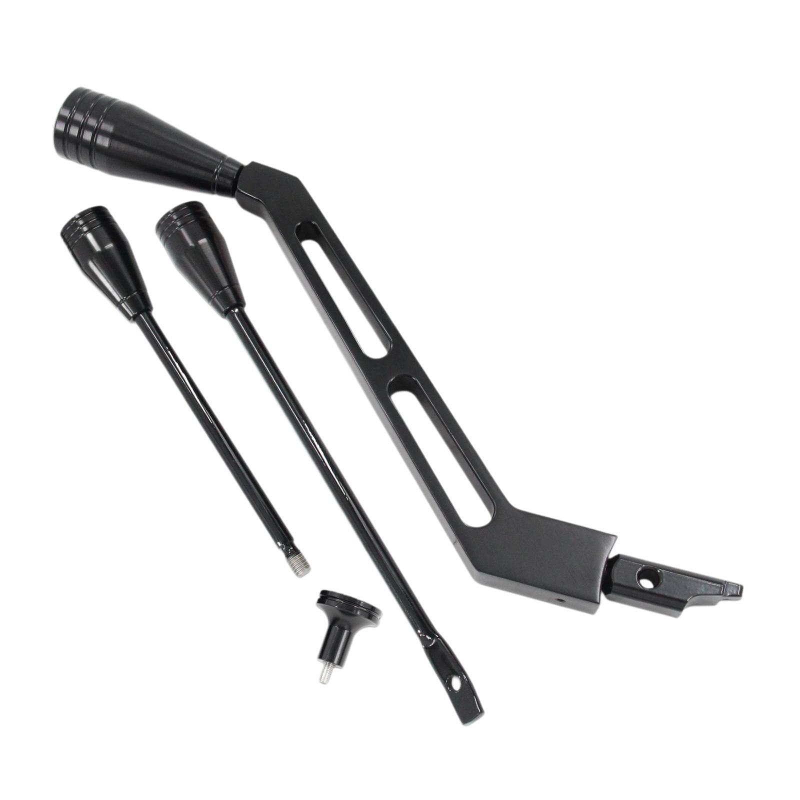 Ioensy - Palanca De Cambios De Columna De Repuesto Directa, Palanca Profesional, Botas De Seguridad, Kit De Inclinación, Negro