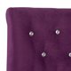 thumbnail image 3 of Respaldo Cama Diamond 1.5 Plaza Felpa Morado, 3 of 4