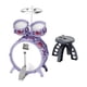 thumbnail image 2 of Juego De Batería De Jazz Para Ni?os, Juguete De Desarrollo De Iluminación Musical, Kits De Bombo De Platillos, Estilo A, 2 of 4