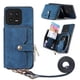 thumbnail image 1 of Funda Tipo Cartera con Correa Cruzada para Xaiomi 13 Protección Contra Golpes Azul, 1 of 6
