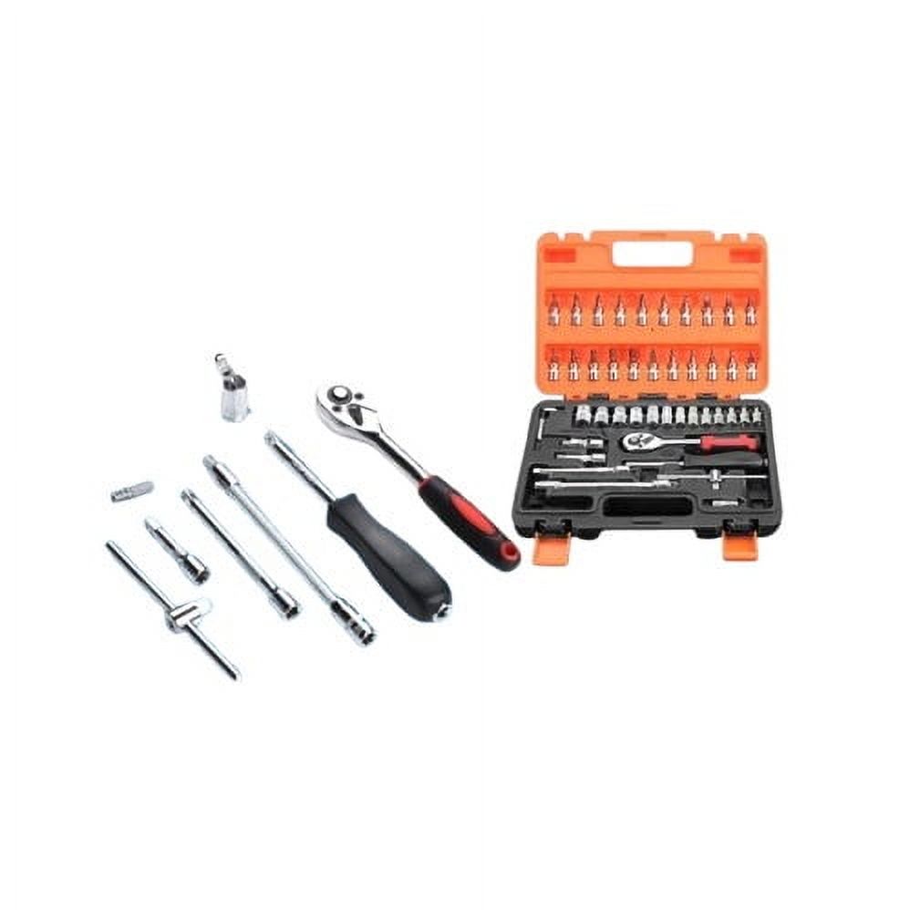 Tasbel - Set De Herramientas Dados Y Puntas 46 Piezas