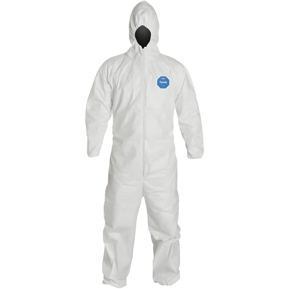 Overol de protección DuPont Tyvek 400 blanco talla XL, paquete de 25